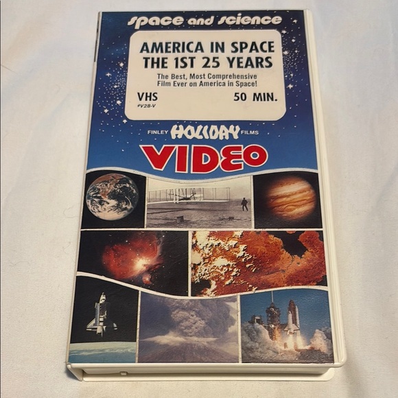 Space and Science VHS - White